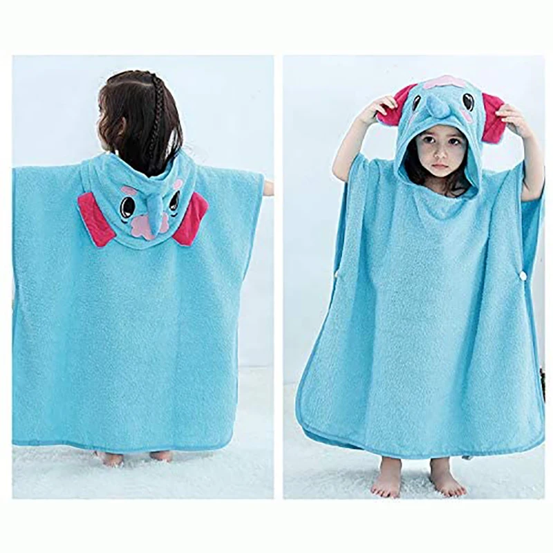 Children's bath towel water-absorbing cartoon cape bathing robe with cap can be worn and wrapped
Children's bath towel water-absorbing cartoon cape bathing robe with cap can be worn and wrapped