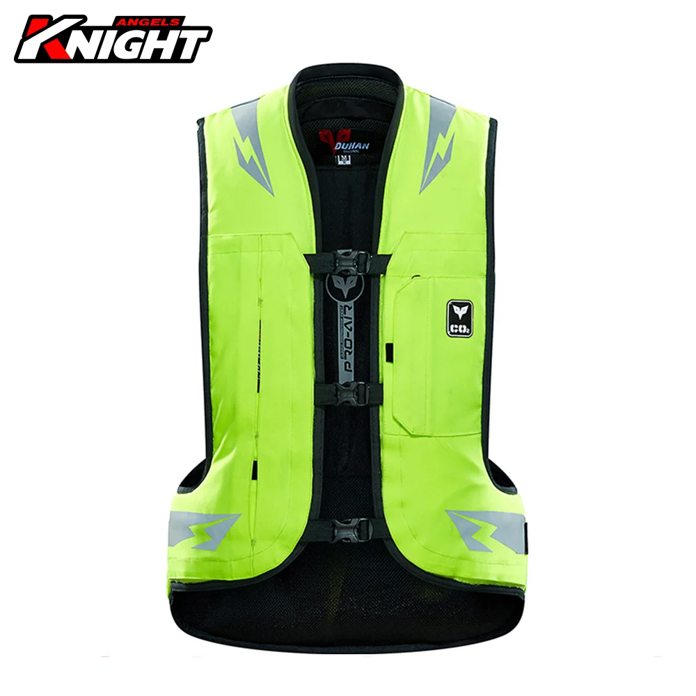 

DUHAN Motocross Airbag Suit Vest Motocross Reflective Vest Airbag Motorcycle Racing Moto Jacket Motorcycle Air Bag CE Protector