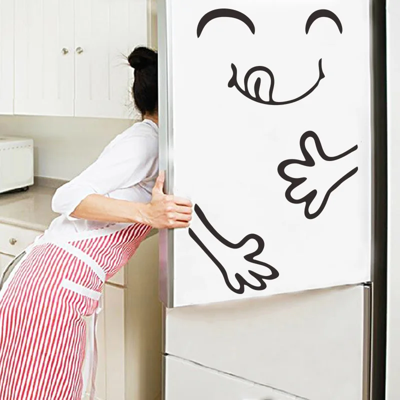 Cartoon Funny Fridge Stickers Door Paste Smiling Face Creative Living Room Bedroom Furniture Decals Waterproof Detachable Mural
Cartoon Funny Fridge Stickers Door Paste Smiling Face Creative Living Room Bedroom Furniture Decals Waterproof Detachable Mural