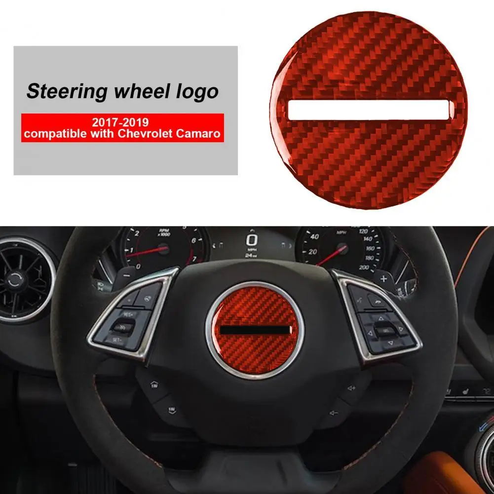UV-proof Anti-scratch Red Carbon Fiber Steering Wheel Center Sticker for Chevrolet Camaro 2017-2019
UV-proof Anti-scratch Red Carbon Fiber Steering Wheel Center Sticker for Chevrolet Camaro 2017-2019