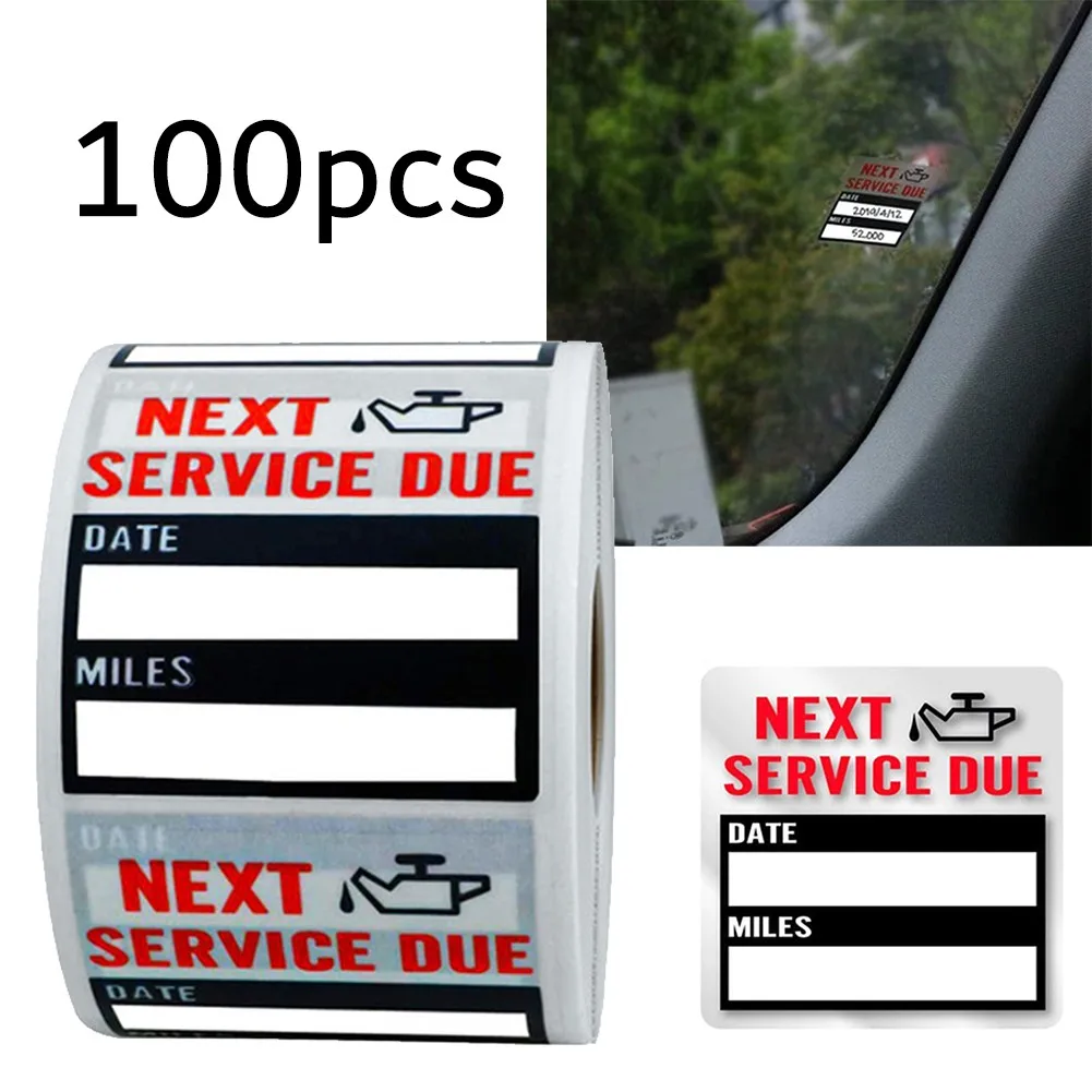 100 Labels/Roll Reminder Stickers 2*2inch Clear Windo Lite Stock Durable High Quality Oil Change Service
100 Labels/Roll Reminder Stickers 2*2inch Clear Windo Lite Stock Durable High Quality Oil Change Service