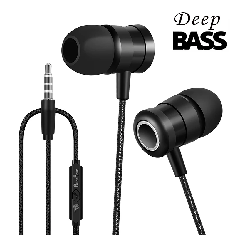 Wired Earphone In-Ear Headphones 1.2M Deep Bass Stereo Hifi Earbuds W/Mic For Mobile&PC
Wired Earphone In-Ear Headphones 1.2M Deep Bass Stereo Hifi Earbuds W/Mic For Mobile&PC