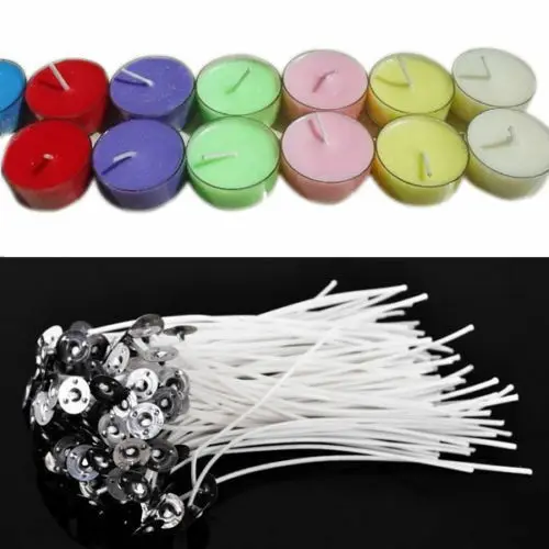50pcs Candle Wicks Cotton Core Pre Waxed Sustainers For Candle Making Pick Size
50pcs Candle Wicks Cotton Core Pre Waxed Sustainers For Candle Making Pick Size