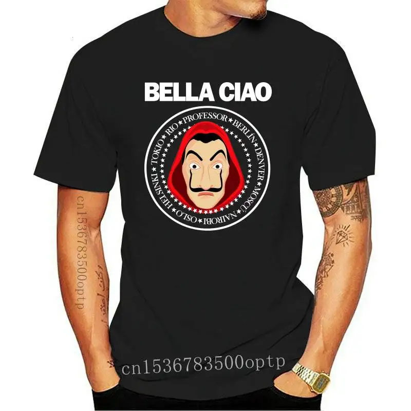 New La Casa De Papel T-Shirts Men Hip Hop 100% Cotton Tees Christmas Gift Short Sleeve T Shirt House of Paper Money Heist Clothe
New La Casa De Papel T-Shirts Men Hip Hop 100% Cotton Tees Christmas Gift Short Sleeve T Shirt House of Paper Money Heist Clothe