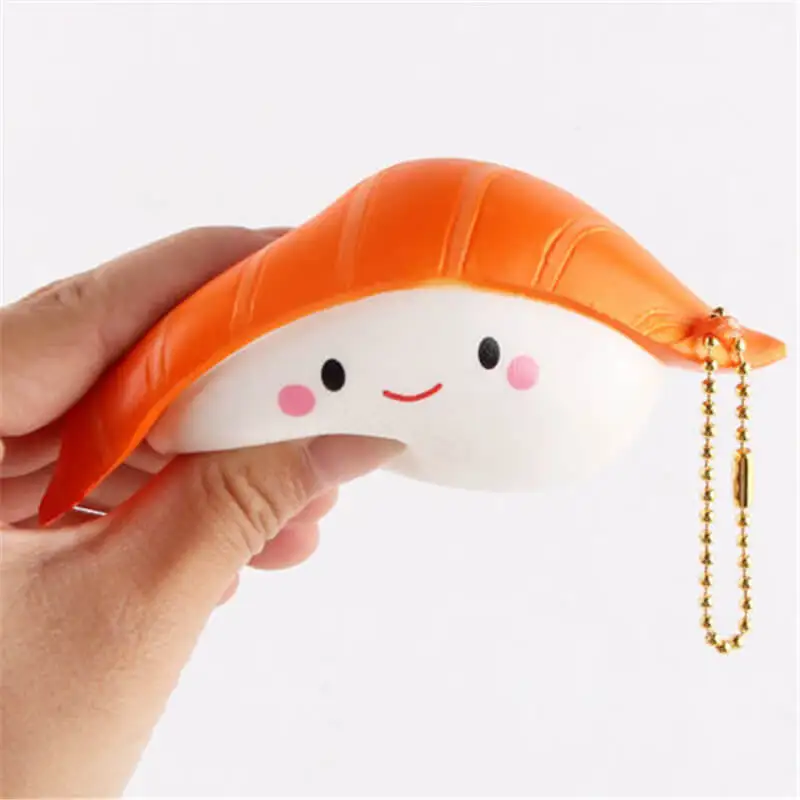 Kawaii Salmon Sushi Rice Ball Soft Decompression Toy Pendant Cute Children's Toys Keychain Ornaments Christmas New Year Gifts
Kawaii Salmon Sushi Rice Ball Soft Decompression Toy Pendant Cute Children's Toys Keychain Ornaments Christmas New Year Gifts