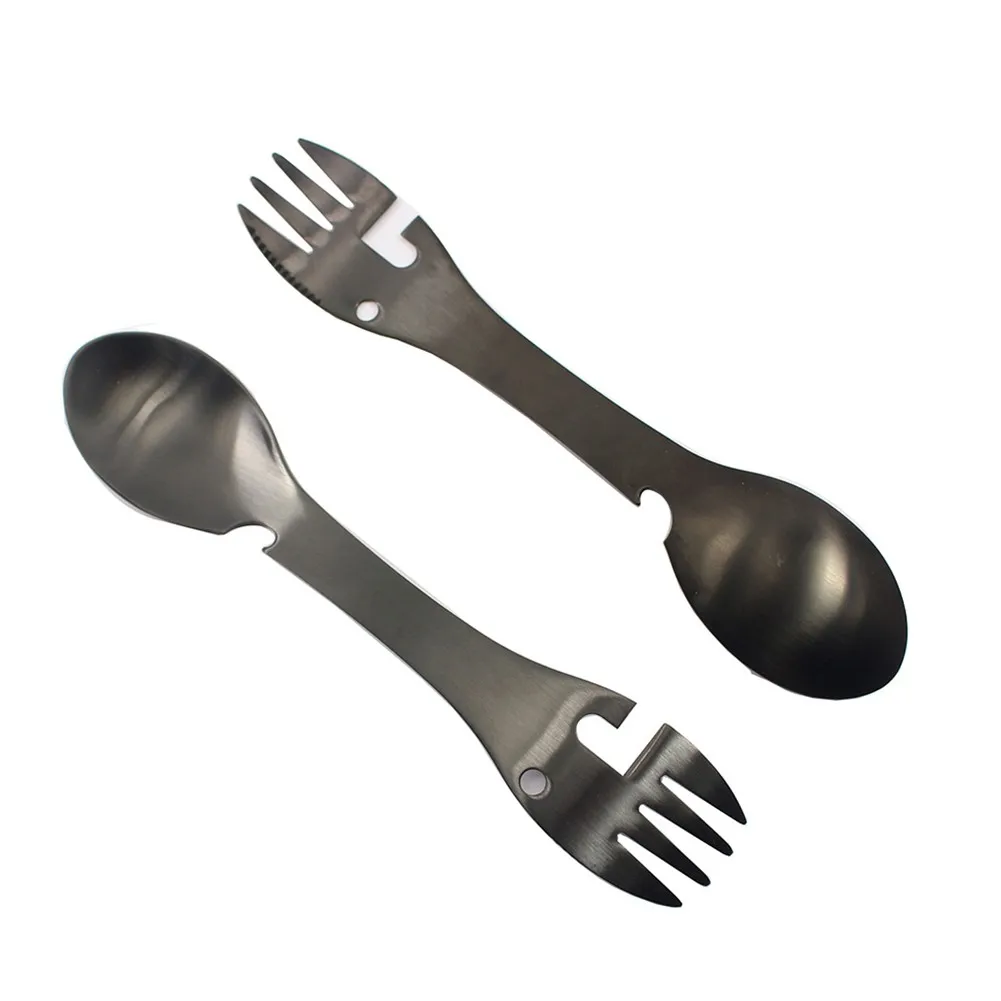 Camping Fork Spoon Multifunctional Outdoor Survival Spoon Fork Bottle Opener Camping Cookware Tool Equipment Hiking Cooking
Camping Fork Spoon Multifunctional Outdoor Survival Spoon Fork Bottle Opener Camping Cookware Tool Equipment Hiking Cooking