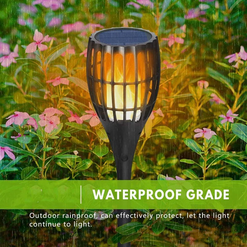 2 Pcs 96LED Solar Torch Light Flicker Flames Torches Lights Waterproof Solar Lights Outdoor Landscape Decoration Light
2 Pcs 96LED Solar Torch Light Flicker Flames Torches Lights Waterproof Solar Lights Outdoor Landscape Decoration Light