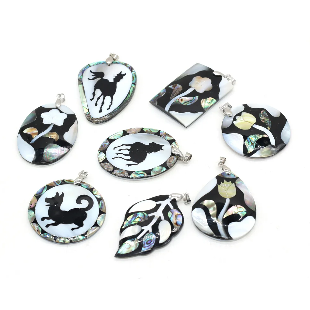 Natural Shell Stone Pendant Irregural Shape Unique Fashion Shell Pendnt for Women Men Jewelry Charms Gift Size 42x57mm
Natural Shell Stone Pendant Irregural Shape Unique Fashion Shell Pendnt for Women Men Jewelry Charms Gift Size 42x57mm