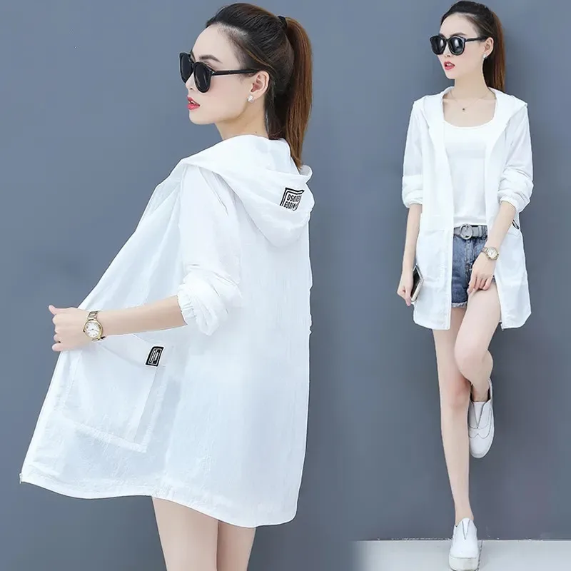 Summer Women Sun Protection Clothing 2022 New Wild Thin Coat Anti-UV Breathable Outdoor Female Tops Hooded Mid Long Coat 5XL
Summer Women Sun Protection Clothing 2022 New Wild Thin Coat Anti-UV Breathable Outdoor Female Tops Hooded Mid Long Coat 5XL