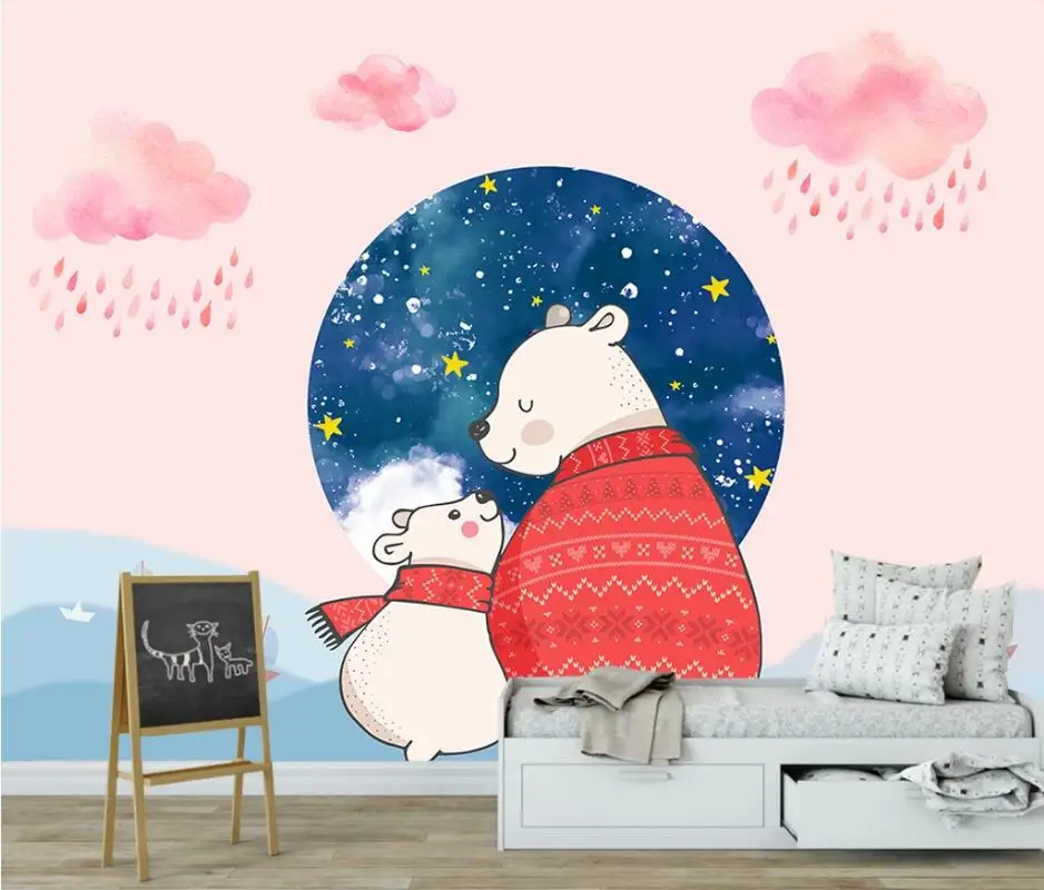AINYOOUSEM Fashion cartoon polar bear raindrops background wall wallpaper papel de parede 3d wallpaper wallpapers stickers
AINYOOUSEM Fashion cartoon polar bear raindrops background wall wallpaper papel de parede 3d wallpaper wallpapers stickers