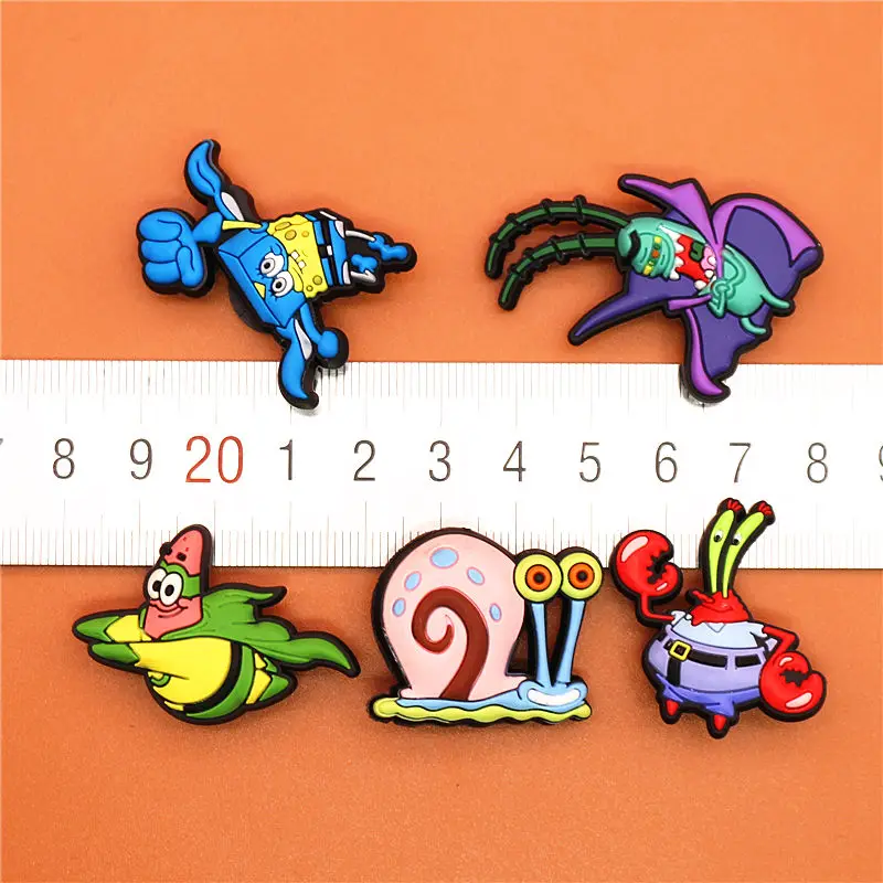 Single Sale 1pcs Shoe Decorations Cartoon Sponge.Bob Shoe Accessories Original Shoe Buckles Charms fit Bracelet Croc JIBZ Kids
Single Sale 1pcs Shoe Decorations Cartoon Sponge.Bob Shoe Accessories Original Shoe Buckles Charms fit Bracelet Croc JIBZ Kids