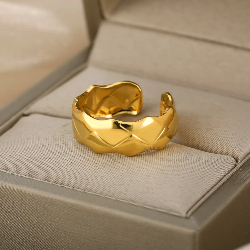 Stainless Steel Gold Irregular Knuckle Finger Rings For Women Open Engagement Women's Ring Fashion Jewelry Accessories Gift 2021
Stainless Steel Gold Irregular Knuckle Finger Rings For Women Open Engagement Women's Ring Fashion Jewelry Accessories Gift 2021