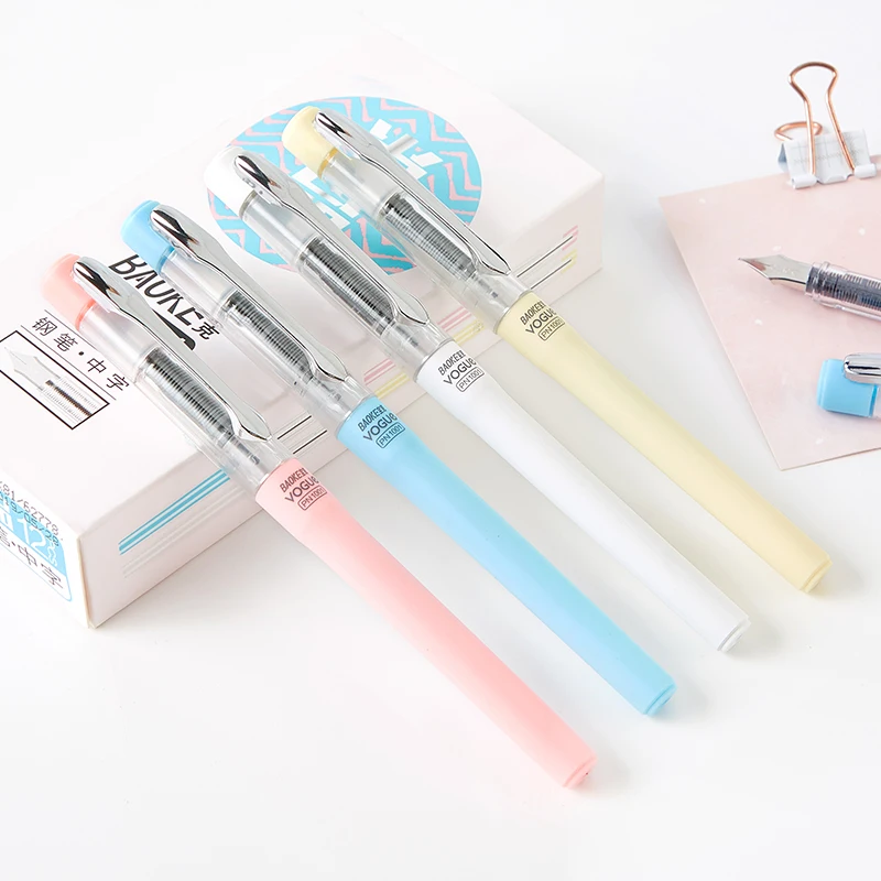 12 Baoke Fountain Pen PN1001 Students Writing Fountain Pen 0.5mm Candy Color Calligraphy Pen Can Change Ink Sac
12 Baoke Fountain Pen PN1001 Students Writing Fountain Pen 0.5mm Candy Color Calligraphy Pen Can Change Ink Sac