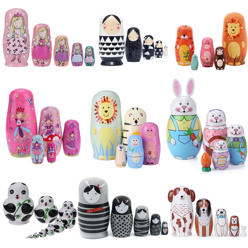 Lovely Handmade Basswood Nesting Dolls Bear Ear Russian Matryoshka Dolls Set Matryoshka Dolls Toys Home Decor Toys Gift
Lovely Handmade Basswood Nesting Dolls Bear Ear Russian Matryoshka Dolls Set Matryoshka Dolls Toys Home Decor Toys Gift
