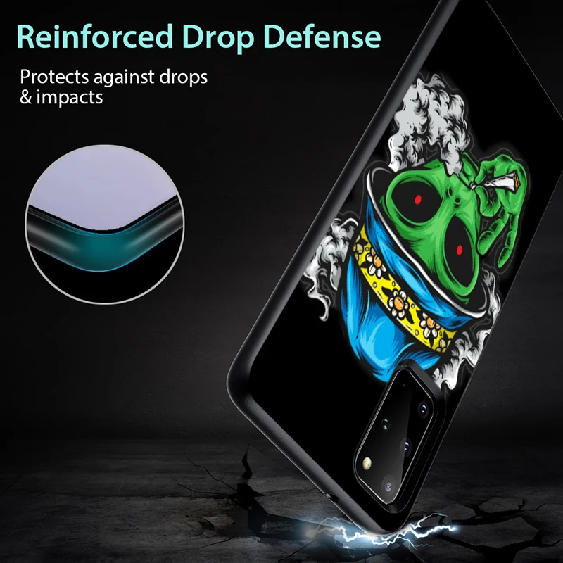 Aesthetics Cartoon alien for Samsung Note 20 Ultra 10 9 8 Plus Pro M60S M40 M30 M31S M20 M10 Black Phone Case
Aesthetics Cartoon alien for Samsung Note 20 Ultra 10 9 8 Plus Pro M60S M40 M30 M31S M20 M10 Black Phone Case