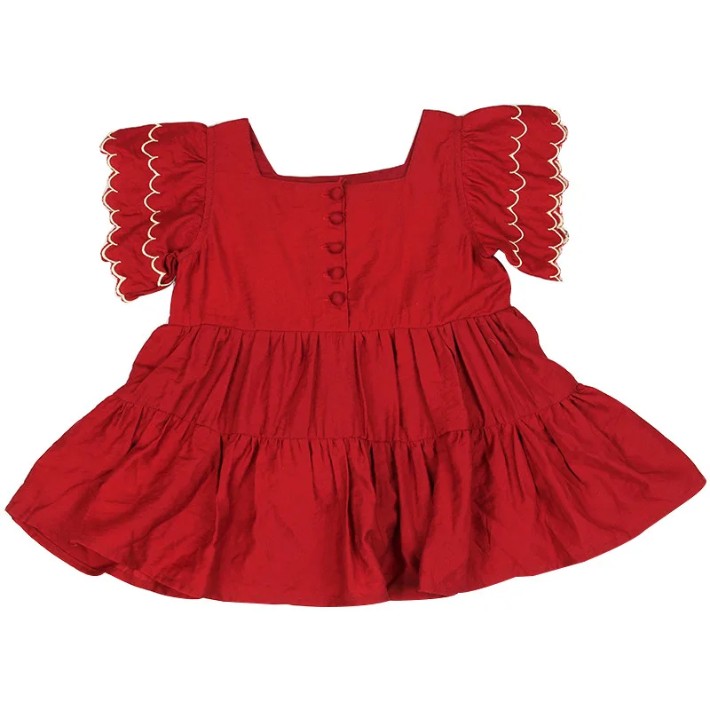 Kids Dress For Girlspetal Sleeve Vintage Wine Red Pincess Dress Summer Wedding Ceremony Birthday Girls Dress Baby Girl Clothes
Kids Dress For Girlspetal Sleeve Vintage Wine Red Pincess Dress Summer Wedding Ceremony Birthday Girls Dress Baby Girl Clothes
