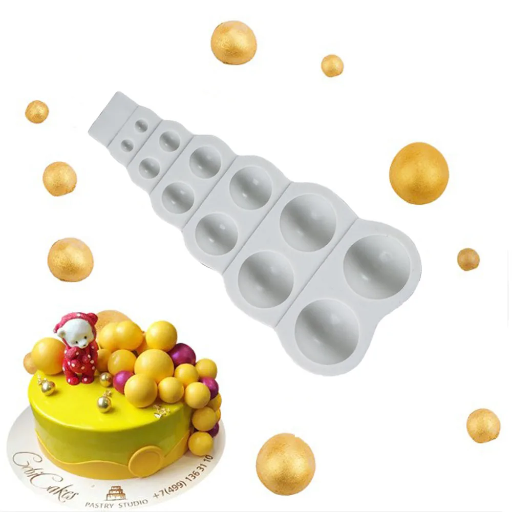 Silicone Ball Shape Cake Mold Chocolate Fondant Pastry Decorating Tools Large Small DIY Dessert Baking Mould Kitchen Bakeware
Silicone Ball Shape Cake Mold Chocolate Fondant Pastry Decorating Tools Large Small DIY Dessert Baking Mould Kitchen Bakeware