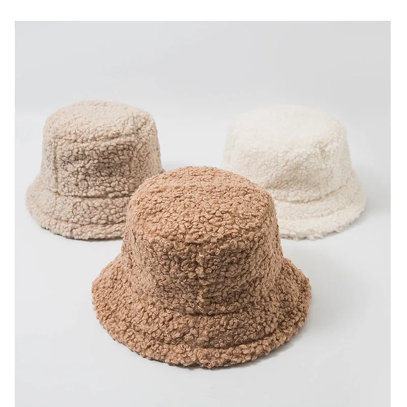 Women Hat Solid Artificial Fur Warm Female Cap Faux Fur Winter Bucket Hat for Women Outdoor Sunscreen Sun Hat Panama Lady Cap
Women Hat Solid Artificial Fur Warm Female Cap Faux Fur Winter Bucket Hat for Women Outdoor Sunscreen Sun Hat Panama Lady Cap