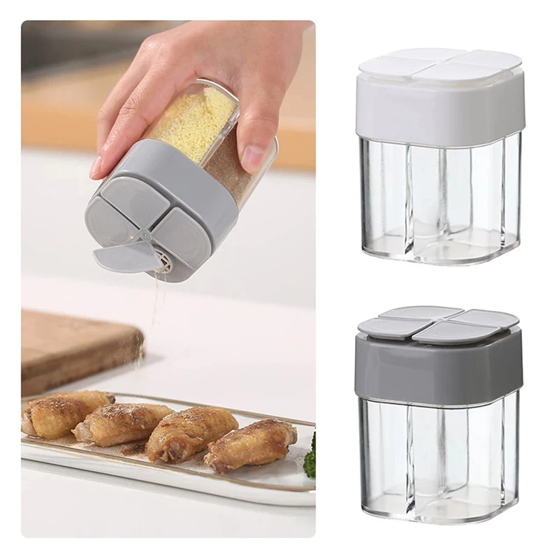 4 in 1 Kitchen Seasoning Bottle Transparent Spice Jar Salt Pepper Sugar Container Condiment Organizer Home Kitchen Accessories
4 in 1 Kitchen Seasoning Bottle Transparent Spice Jar Salt Pepper Sugar Container Condiment Organizer Home Kitchen Accessories