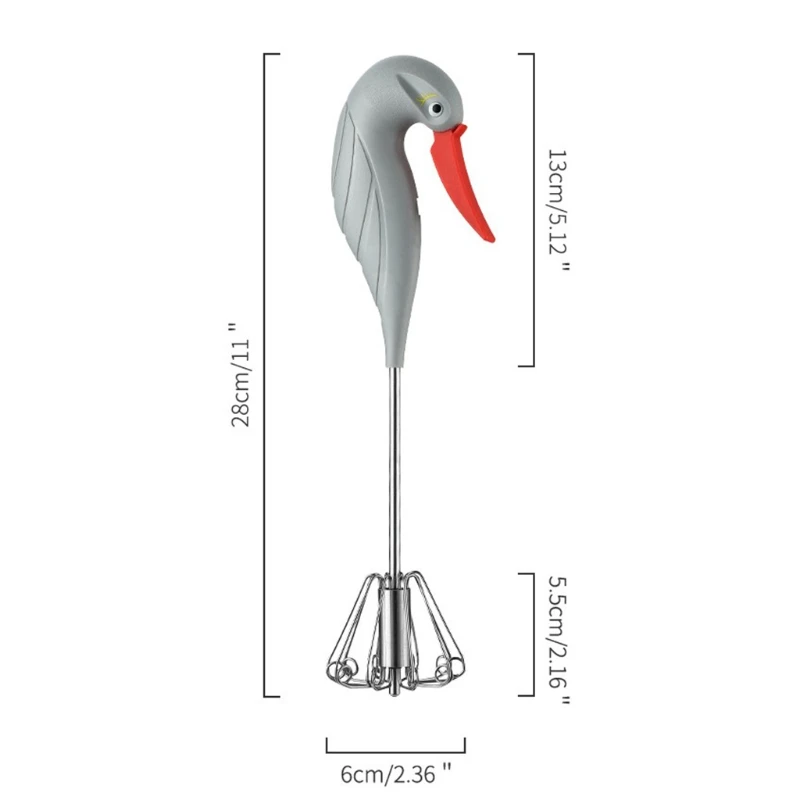 Semi-automatic Egg Beater Stainless Steel Egg Whisk Manual Hand Mixer Self Turning Egg Stirrer Kitchen Accessories
Semi-automatic Egg Beater Stainless Steel Egg Whisk Manual Hand Mixer Self Turning Egg Stirrer Kitchen Accessories