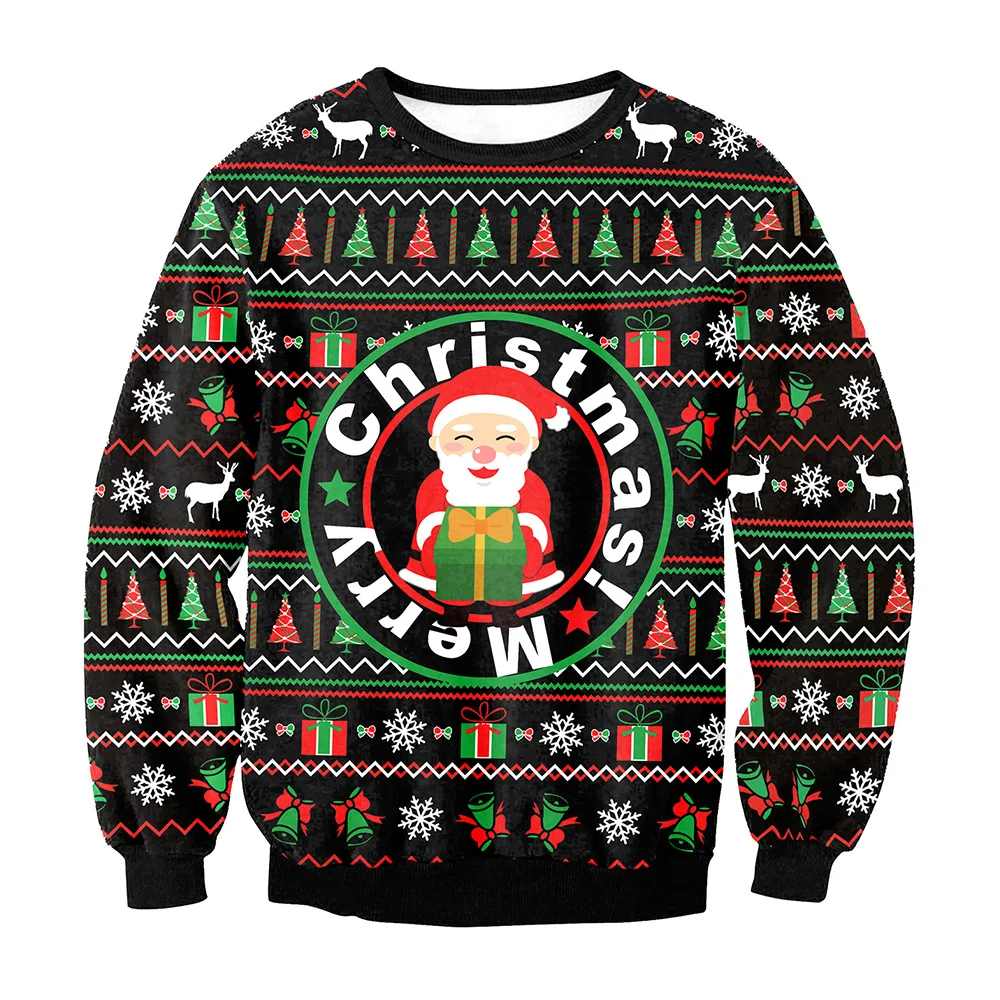 Ugly Christmas Sweater for Women Men XMAS Pullover 2021 Woman Womens Sweaters O-neck Long Sleeve Thin Polyester Sweatshirt
Ugly Christmas Sweater for Women Men XMAS Pullover 2021 Woman Womens Sweaters O-neck Long Sleeve Thin Polyester Sweatshirt