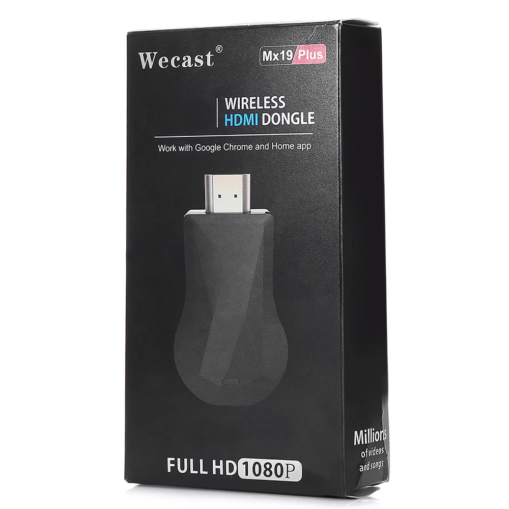 NEW Wecast C3 MX19 Wireless HDMI-compatible Dongle Receiver Support DLNA/Miracast/Airplay/mini pc for iOS Android Windows
NEW Wecast C3 MX19 Wireless HDMI-compatible Dongle Receiver Support DLNA/Miracast/Airplay/mini pc for iOS Android Windows