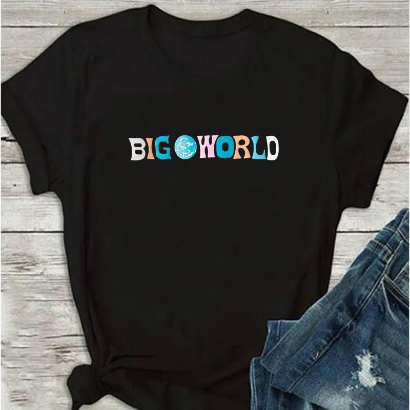 VIP HJN Big World Color Letter Printed Summer Fashion Casual Funny Harajuku Hipster Tumblr Unisex Women Tee T-Shirt
VIP HJN Big World Color Letter Printed Summer Fashion Casual Funny Harajuku Hipster Tumblr Unisex Women Tee T-Shirt