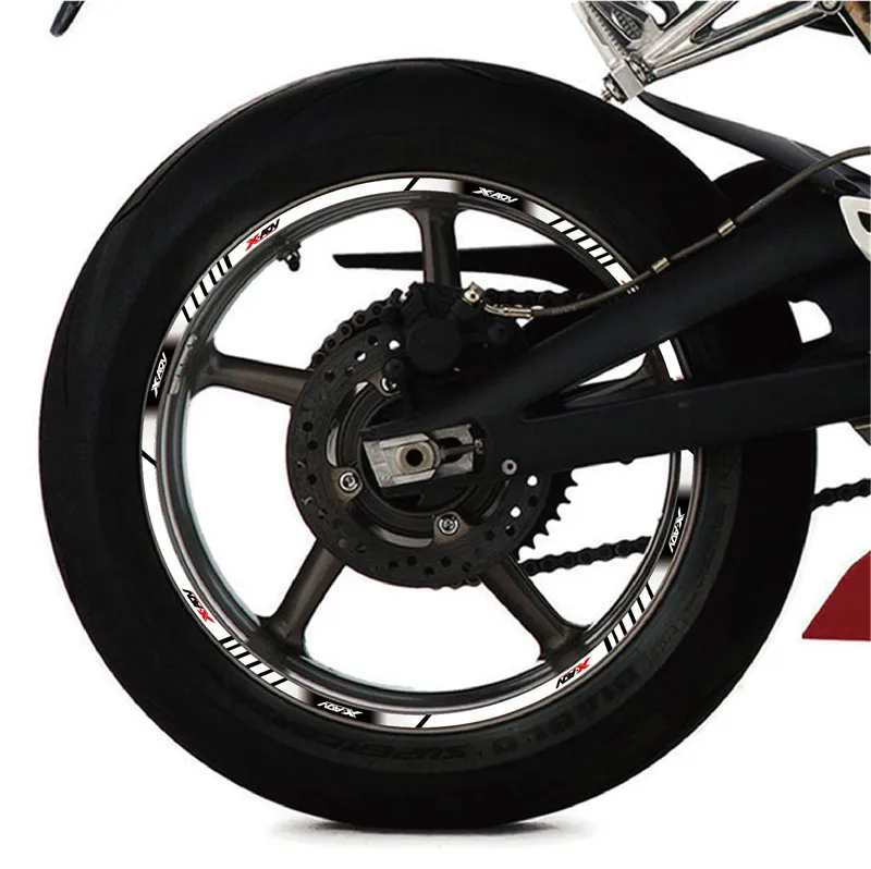 Новые светоотражающие наклейки на шины мотоцикла полосы для внутреннего колеса