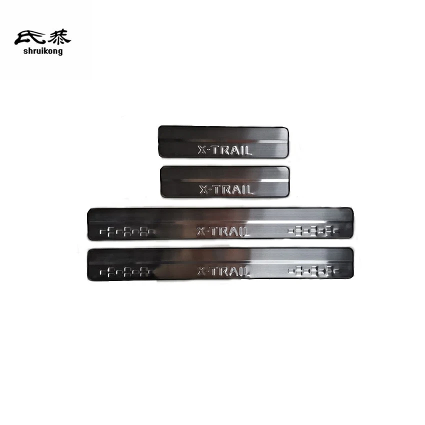 4pcs/Lot Stainless Steel Scuff Plate Door Sill Pedal for 2014-2019 Nissan X-TRAIL T32 Car Accessories
4pcs/Lot Stainless Steel Scuff Plate Door Sill Pedal for 2014-2019 Nissan X-TRAIL T32 Car Accessories
