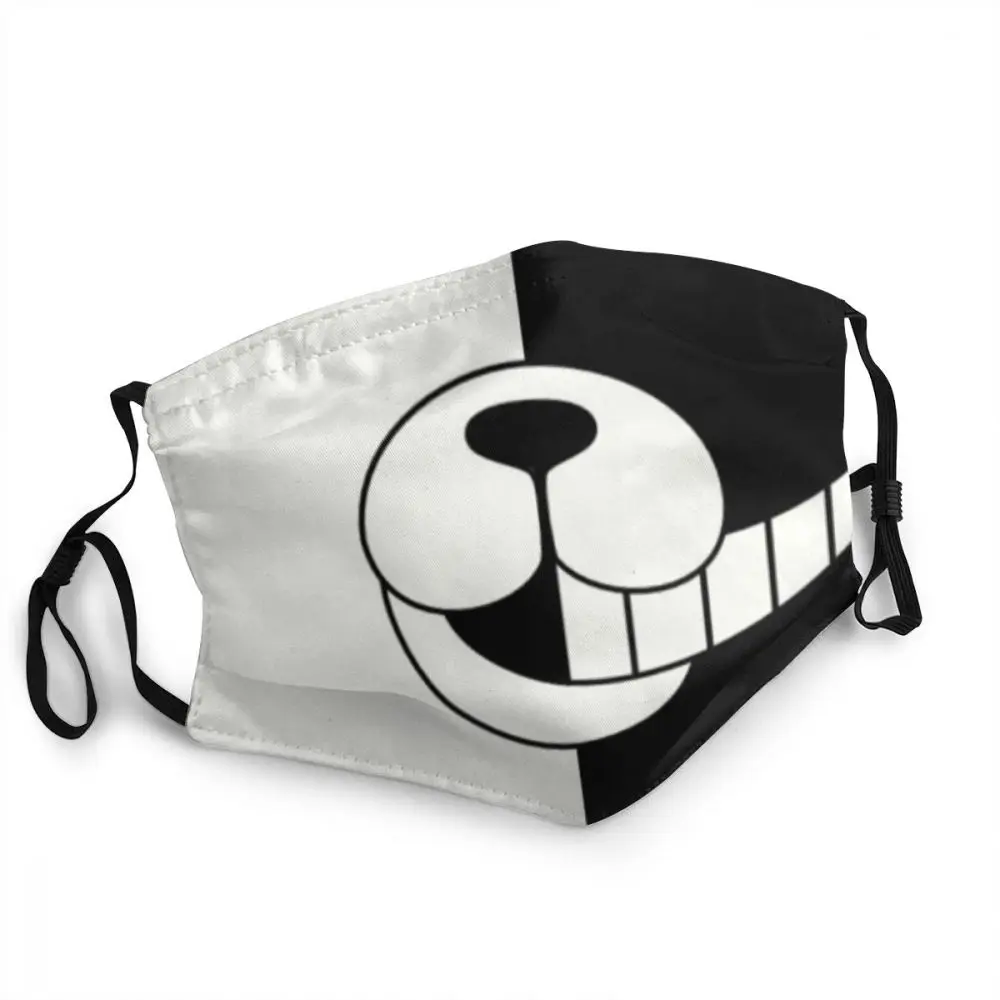 Monokuma'S Smile Print Washable Anti Dust Mouth Mask Danganronpa Monokuma Smile Scary Anime Dark Mask Bear Laugh Evil 
Monokuma'S Smile Print Washable Anti Dust Mouth Mask Danganronpa Monokuma Smile Scary Anime Dark Mask Bear Laugh Evil