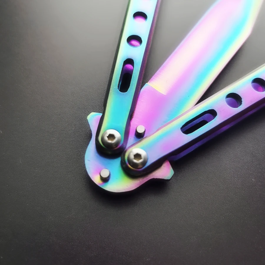 Butterfly In Knife Gift Knife Steel Training Folding KnifeTitanium Practice Tool No Edge Dull Training Knife Kit Accessories
Butterfly In Knife Gift Knife Steel Training Folding KnifeTitanium Practice Tool No Edge Dull Training Knife Kit Accessories