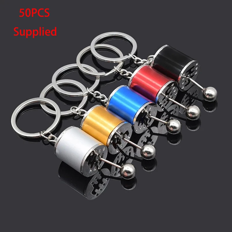 50pcs Six Speed Keychain Removable Transmission Gear Shift Gearshift Knob Gearbox Keyfob Mini Zinc Alloy Car Truck key ring
50pcs Six Speed Keychain Removable Transmission Gear Shift Gearshift Knob Gearbox Keyfob Mini Zinc Alloy Car Truck key ring
