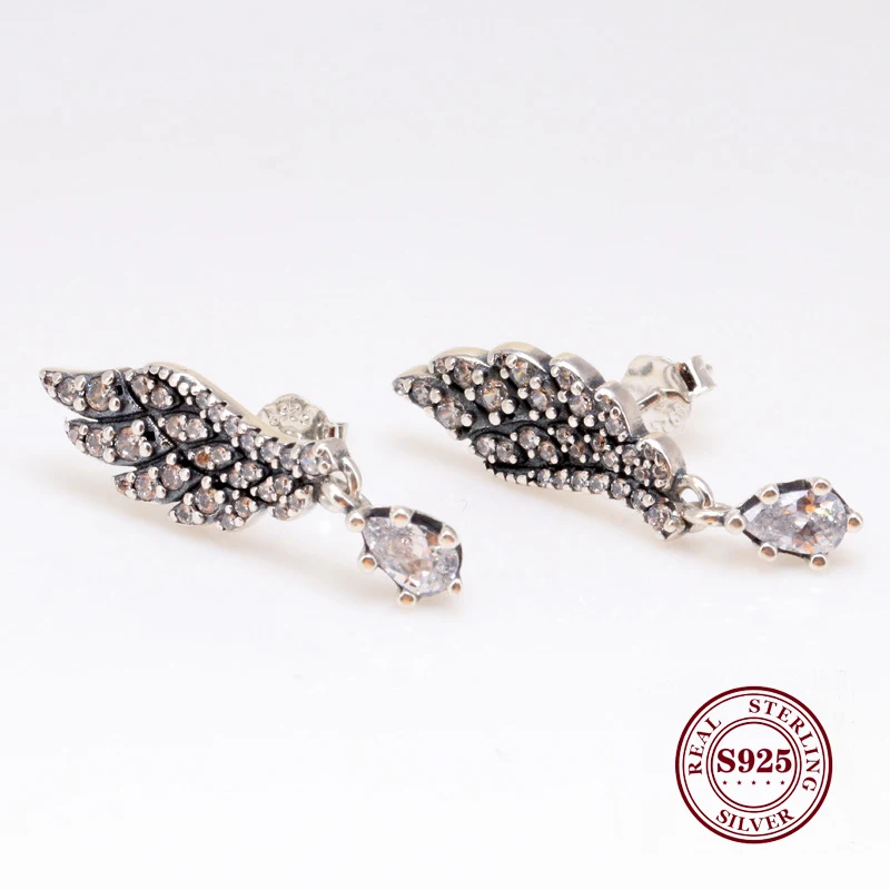 DoDoFly Original 925 Sterling Silver Earring Majestic Feathers With Crystal Studs Earrings For Women Wedding Party Jewelry
DoDoFly Original 925 Sterling Silver Earring Majestic Feathers With Crystal Studs Earrings For Women Wedding Party Jewelry