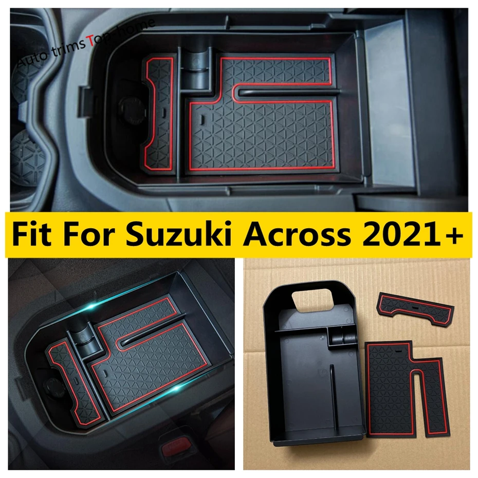 Yimaautotrims Car Central Armrest Storage Box Container Holder Tray Cover Trim Plastic Kit Accessories For Suzuki Across 2021 
Yimaautotrims Car Central Armrest Storage Box Container Holder Tray Cover Trim Plastic Kit Accessories For Suzuki Across 2021