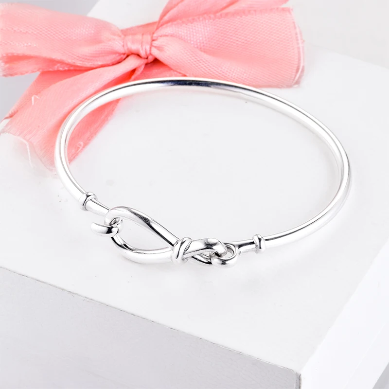 Infinity Knot Bangle Mother's Day Sterling Silver Jewelry Fashion Bracelets For Woman DIY Fashion Jewelry Making 
Infinity Knot Bangle Mother's Day Sterling Silver Jewelry Fashion Bracelets For Woman DIY Fashion Jewelry Making