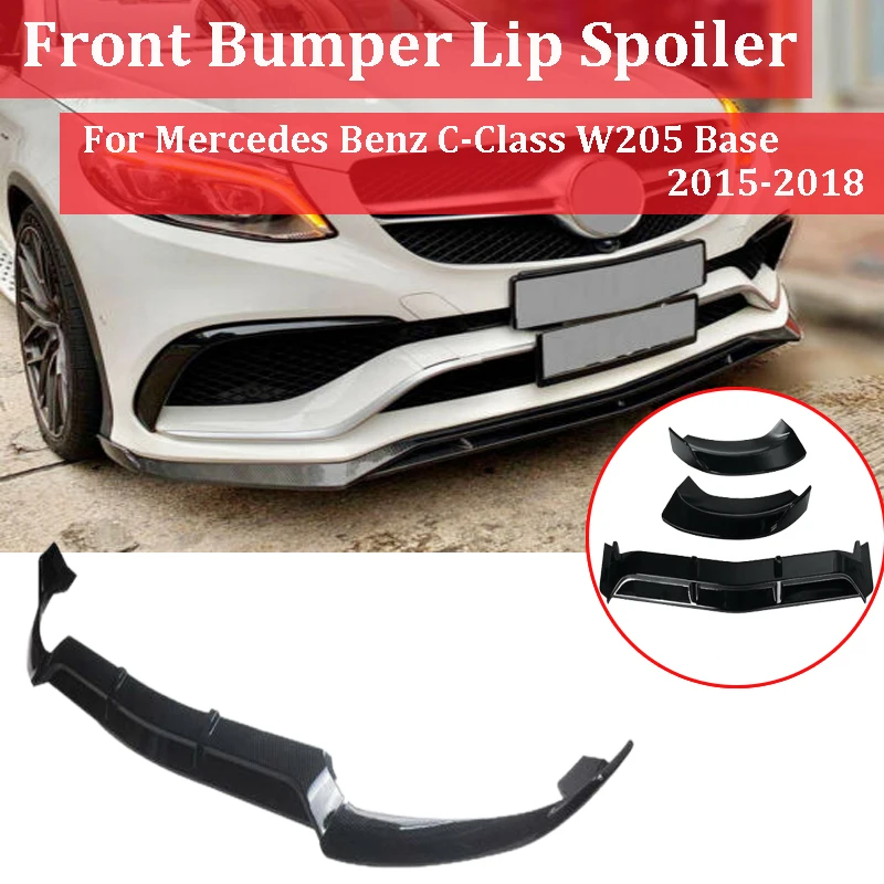 3Pcs Front Bumper Lip Spoiler For Mercedes For Benz C-Class W205 C250 C300 C350 2015-2018 Splitters Chin Body Kit Accessories
3Pcs Front Bumper Lip Spoiler For Mercedes For Benz C-Class W205 C250 C300 C350 2015-2018 Splitters Chin Body Kit Accessories