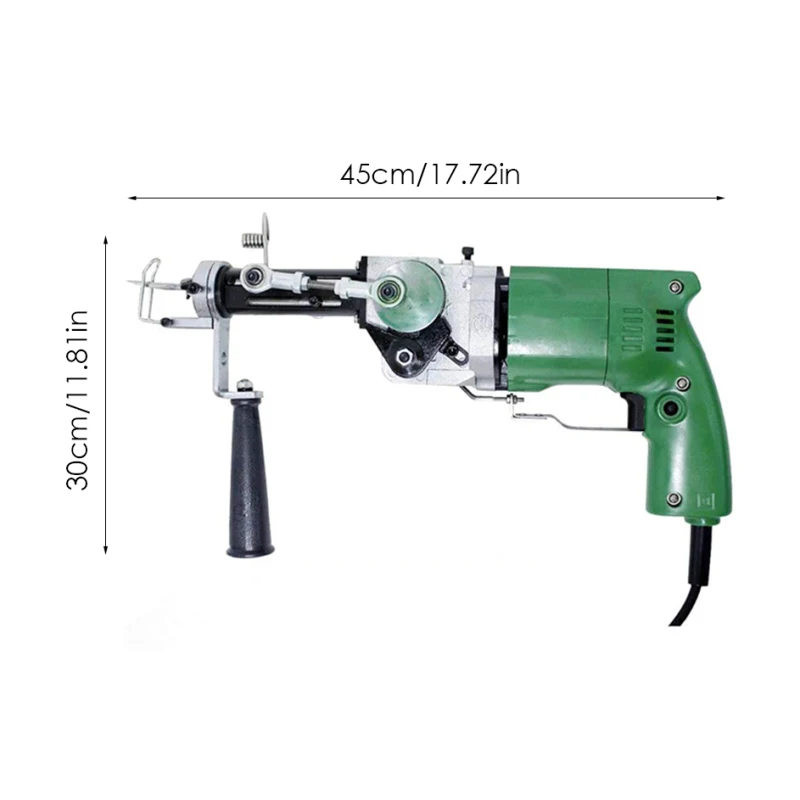 220V 2400RPM Carpet Tufting Gun Electric Manual Tufting Machine Industrial Grade Cut Pile And Loop Pile Power Tool Accessories
220V 2400RPM Carpet Tufting Gun Electric Manual Tufting Machine Industrial Grade Cut Pile And Loop Pile Power Tool Accessories