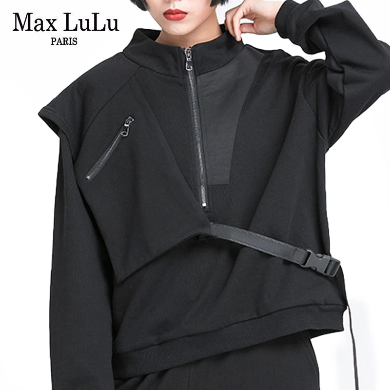 Новинка 2020, Модная стильная Осенняя женская уличная одежда Max LuLu, готические толстовки, свободная одежда на молнии, женские повседневные сви...
Новинка 2020, Модная стильная Осенняя женская уличная одежда Max LuLu, готические толстовки, свободная одежда на молнии, женские повседневные сви...