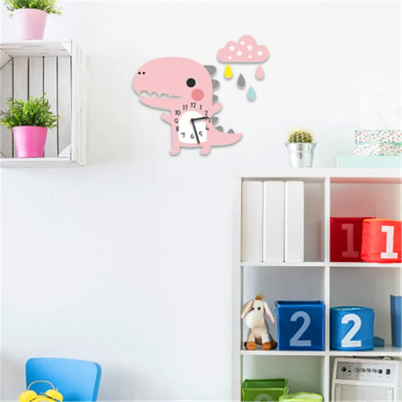 Children's room living room silent clock three-dimensional cartoon dinosaur wall hanging clock kindergarten wall clock
Children's room living room silent clock three-dimensional cartoon dinosaur wall hanging clock kindergarten wall clock