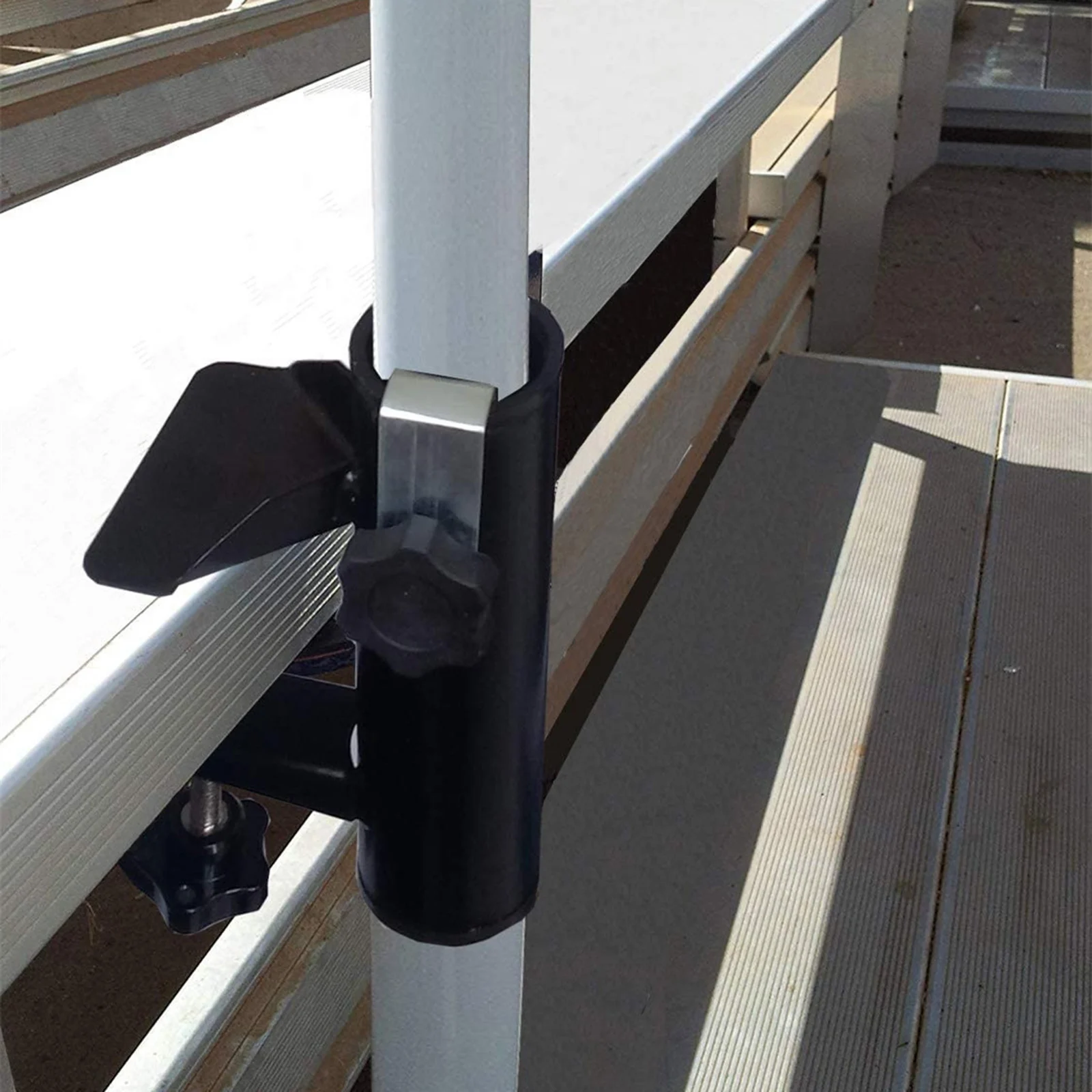Garden Courtyard Balcony Patio Parasol Fishing Umbrella Holder Fixed Clip Chair Clamp, Black
Garden Courtyard Balcony Patio Parasol Fishing Umbrella Holder Fixed Clip Chair Clamp, Black