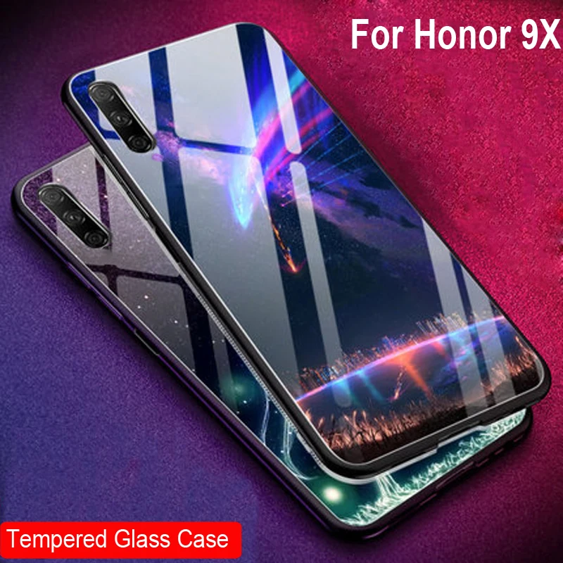 Чехол из закаленного стекла для Huawei Honor 9X 9x, силиконовая Мягкая задняя крышка для Huawei Honor 9X9 x, чехлы для телефонов со звездным узором, оболочка
Чехол из закаленного стекла для Huawei Honor 9X 9x, силиконовая Мягкая задняя крышка для Huawei Honor 9X9 x, чехлы для телефонов со звездным узором, оболочка