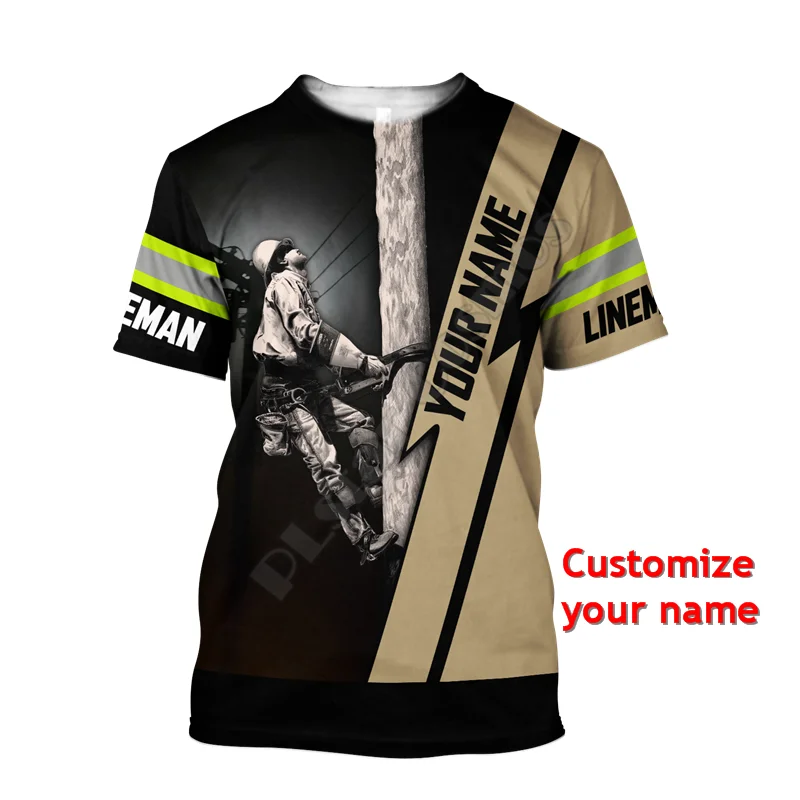Customize Name Electrician 3d All Over Printed t-shirt Harajuku Streetwear Summer T shirts Men For Women Cosplay Short Sleeve
Customize Name Electrician 3d All Over Printed t-shirt Harajuku Streetwear Summer T shirts Men For Women Cosplay Short Sleeve