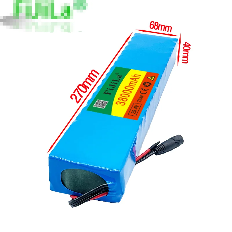 7S4P 24V 38000mAh 29.4v electric bicycle motor ebike scooter li-ion battery pack 18650 lithium rechargeable batteries BMS
7S4P 24V 38000mAh 29.4v electric bicycle motor ebike scooter li-ion battery pack 18650 lithium rechargeable batteries BMS