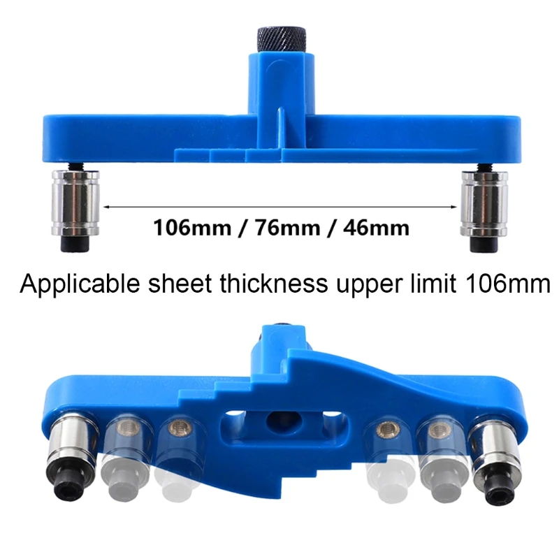 2 in 1 Straight Hole Puncher 6/8/10mm Woodworking Drilling Locator Wood Dowelling Self Centering Scriber Drill Guide Tools 37ME
2 in 1 Straight Hole Puncher 6/8/10mm Woodworking Drilling Locator Wood Dowelling Self Centering Scriber Drill Guide Tools 37ME