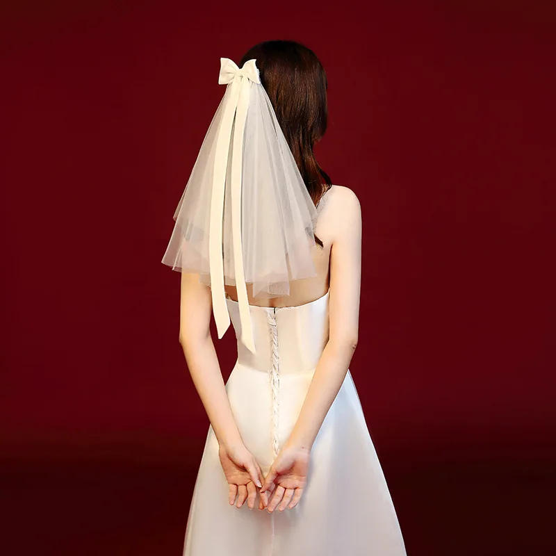 Kagenmo Wedding photo art photography headwear accessories bow-knot style about 60cm
Kagenmo Wedding photo art photography headwear accessories bow-knot style about 60cm