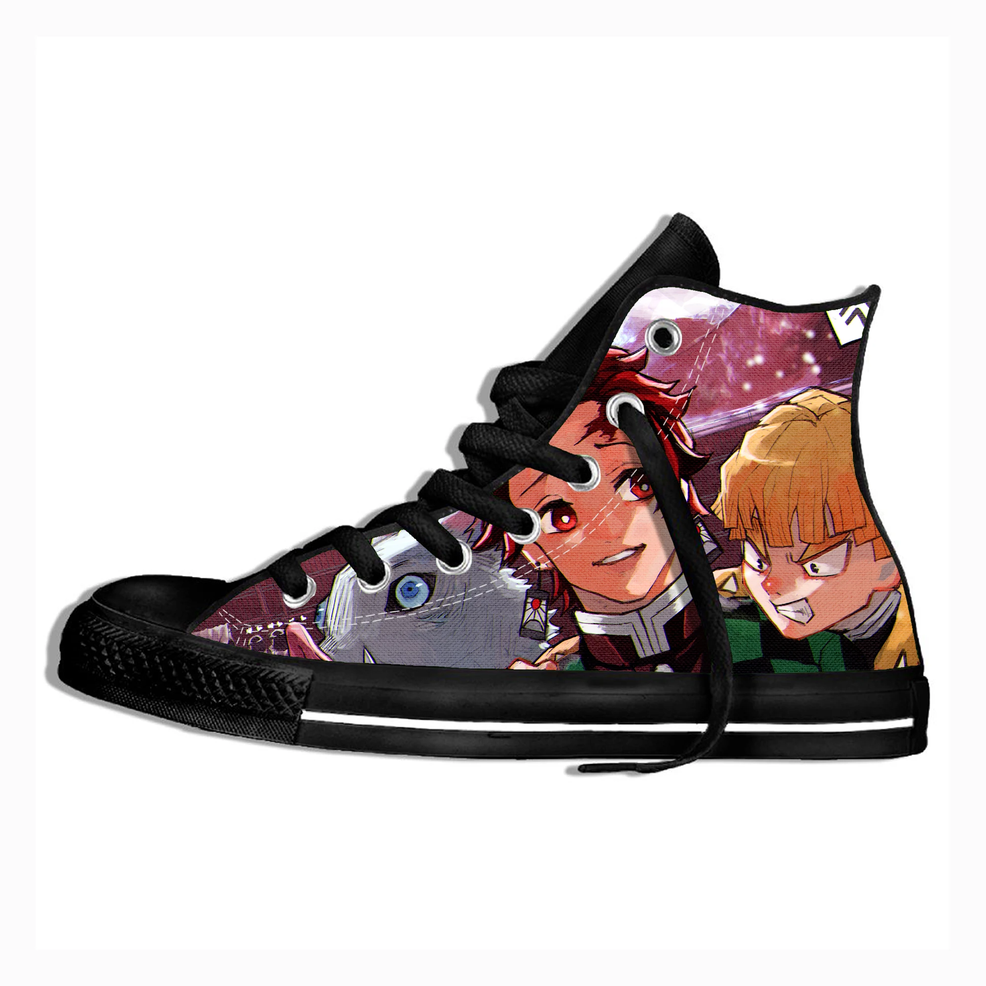 Demon Slayer Fashion 2021 Vulcanized Shoes men Woman Sneakers New Retro Canvas Shoes Flat Fashion Comfortable High Shoes 
Demon Slayer Fashion 2021 Vulcanized Shoes men Woman Sneakers New Retro Canvas Shoes Flat Fashion Comfortable High Shoes