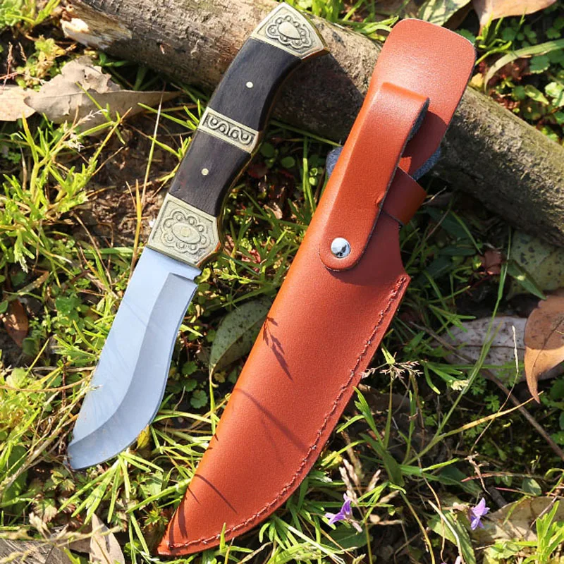 Fixed Blade Knife 7Cr18Mov Blade Steel Wood Handle Camping Outdoor Pocket Knives Survival Military Knife Pocket + Nylon Sheath
Fixed Blade Knife 7Cr18Mov Blade Steel Wood Handle Camping Outdoor Pocket Knives Survival Military Knife Pocket + Nylon Sheath