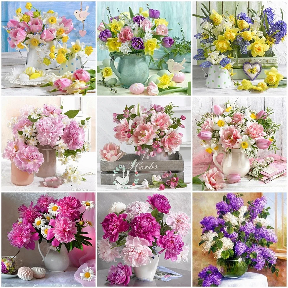 JIEME 5D DIY Diamond Painting Flowers Needlework Diamond Embroidery Diamond Mosaic Full Drill Handicraft Decor for Home
JIEME 5D DIY Diamond Painting Flowers Needlework Diamond Embroidery Diamond Mosaic Full Drill Handicraft Decor for Home