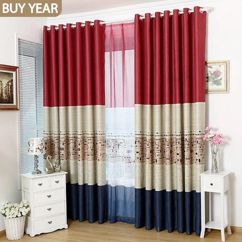 Mediterranean Style Curtains for Living Dining Room Bedroom Iron Tower Pattern Children's Room Curtains French Window Home
Mediterranean Style Curtains for Living Dining Room Bedroom Iron Tower Pattern Children's Room Curtains French Window Home