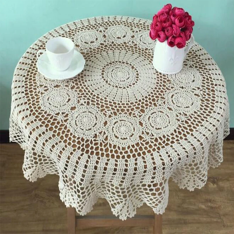 80CM Modern Cotton Placemat Cup Coaster Mug Kitchen Wedding Table Place Mat Cloth Lace Crochet Tea Coffee Doily Handmade Pad
80CM Modern Cotton Placemat Cup Coaster Mug Kitchen Wedding Table Place Mat Cloth Lace Crochet Tea Coffee Doily Handmade Pad